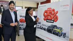 Toyota Kenya MD Arvinder Reel at the launch. PHOTO/COOP