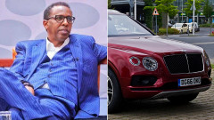 Ahmednasir Abdullahi and a Bentley Bentayga. 