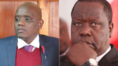 Fred Matiang'i (R) and Dennis Itumbi. PHOTOS/COURTESY