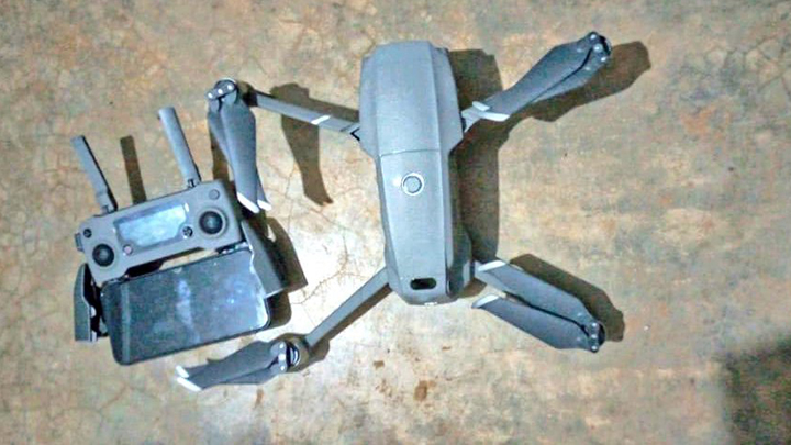 Drone impounded in Lamu. PHOTO/DCI