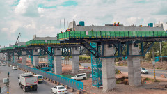 Nairobi Expressway construction. PHOTO/PDU