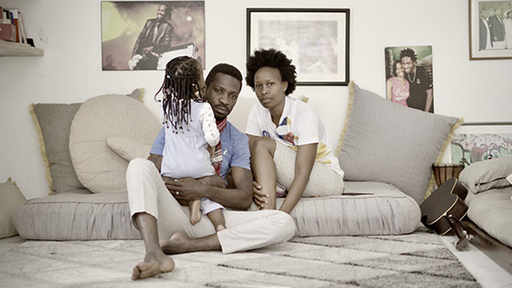 Bobi Wine and his family. PHOTO/TWITTER 