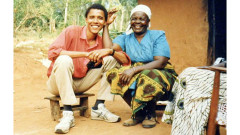 Barack Obama and Mama Sarah Obama in 1988. PHOTO/COURTESY