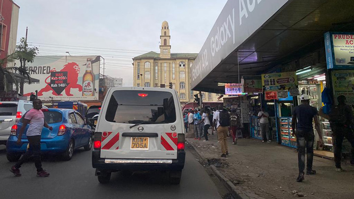 Traffic in Nairobi. PHOTO/FILE