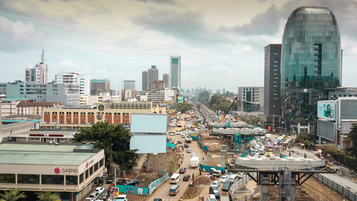 Nairobi Expressway in Westlands. PHOTO/KENHA