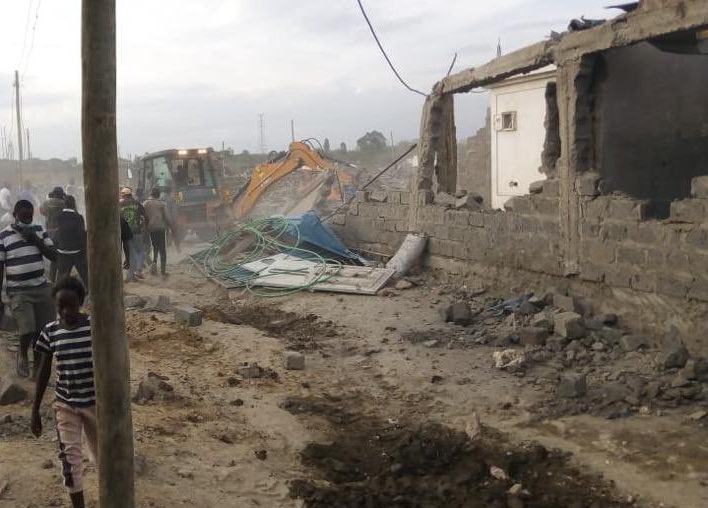 Njiru demolitions PHOTO/COURTESY
