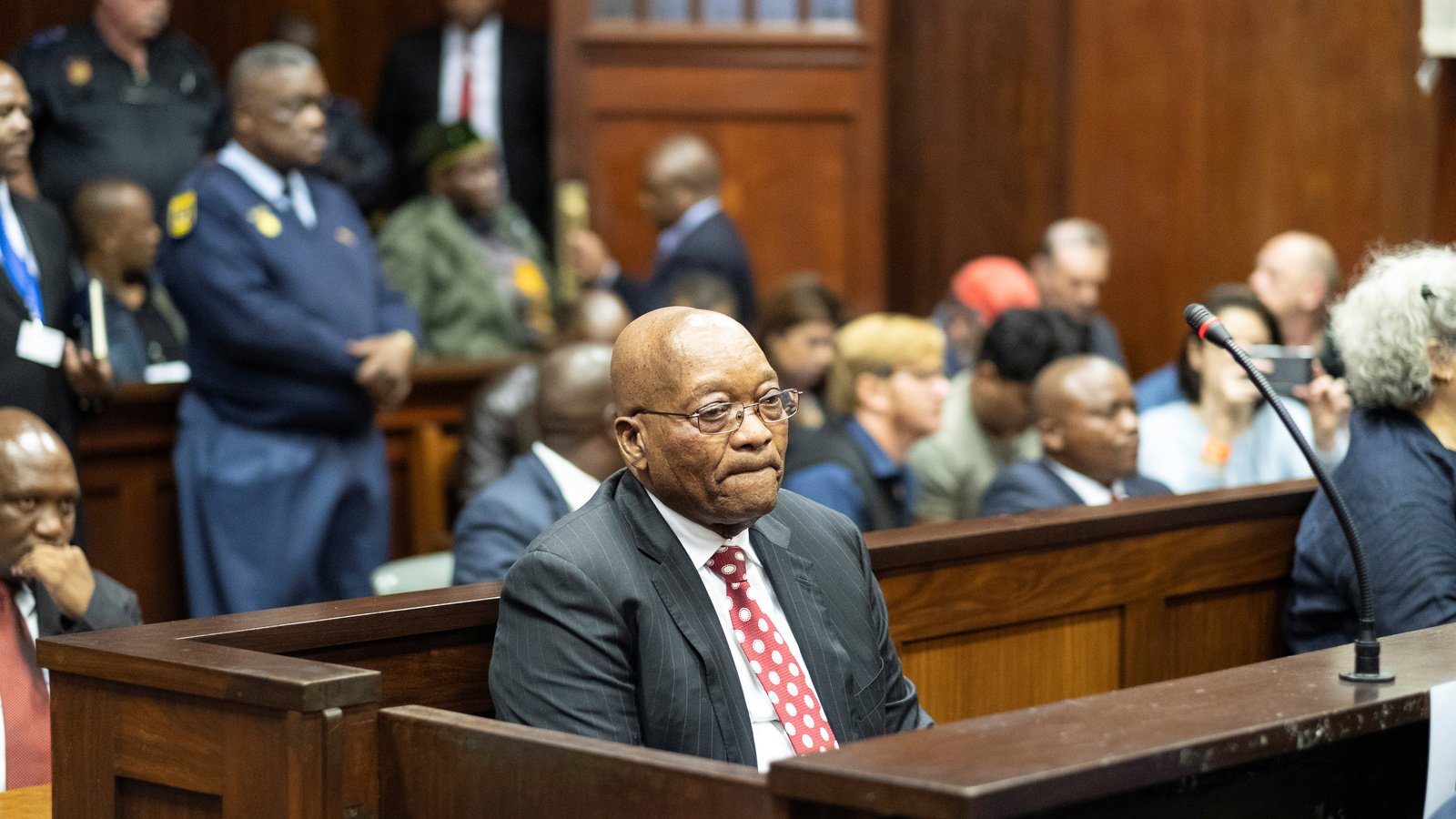 Jacob Zuma in court. PHOTO/COURTESY