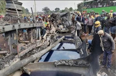 Malanga tragedy scene. PHOTO/COURTESY