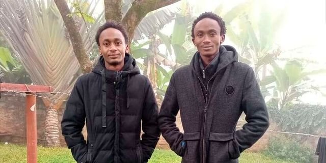 Benson Njiru and Emmanuel Mutura. PHOTO/COURTESY