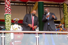 Uhuru Kenyatta and William Ruto. PHOTO/COURTESY