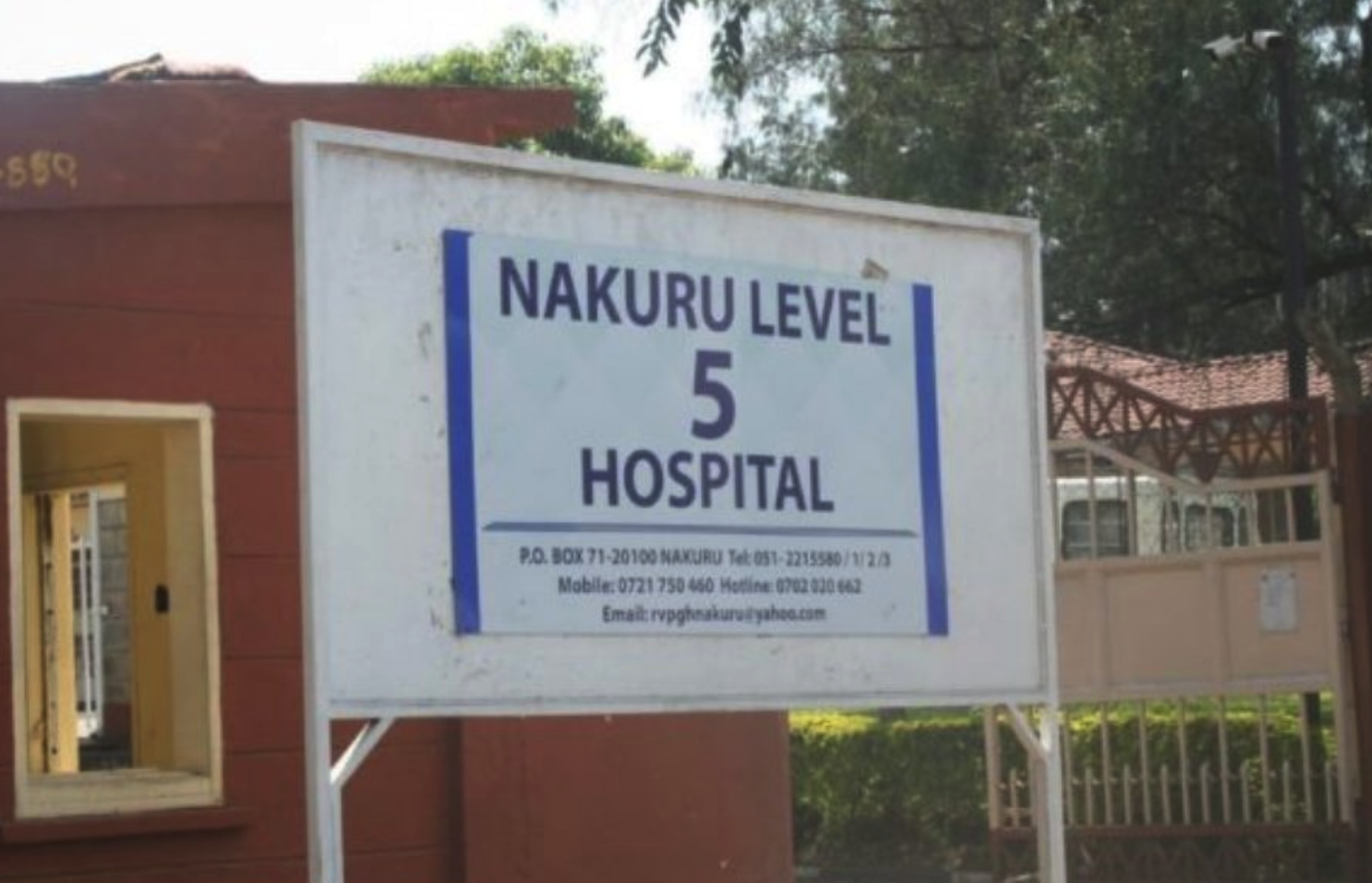 Nakuru Level 5 Hospital. 