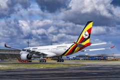 Uganda Airlines Airplane. PHOTO/COURTESY