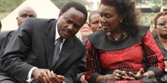 Kalonzo Musyoka and Pauline Musyoka. PHOTO/COURTESY 