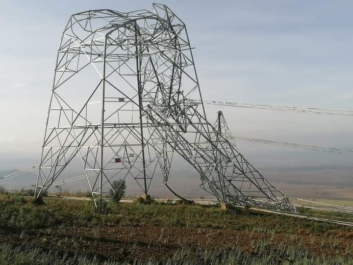 KPLC high voltage towers. PHOTO/COURTESY