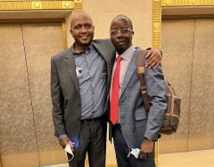 Moses Kuria and Raila Odinga Junior. PHOTO/COURTESY