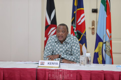 Uhuru Kenyatta. PHOTO/PSCU