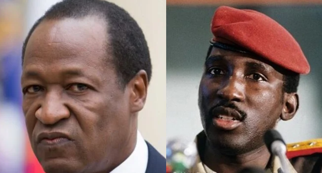 Blaise Compaoré and Thomas Sankara. PHOTO/COURTESY