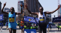 Peres Jepchirchir and Evans Chebet. PHOTO/COURTESY