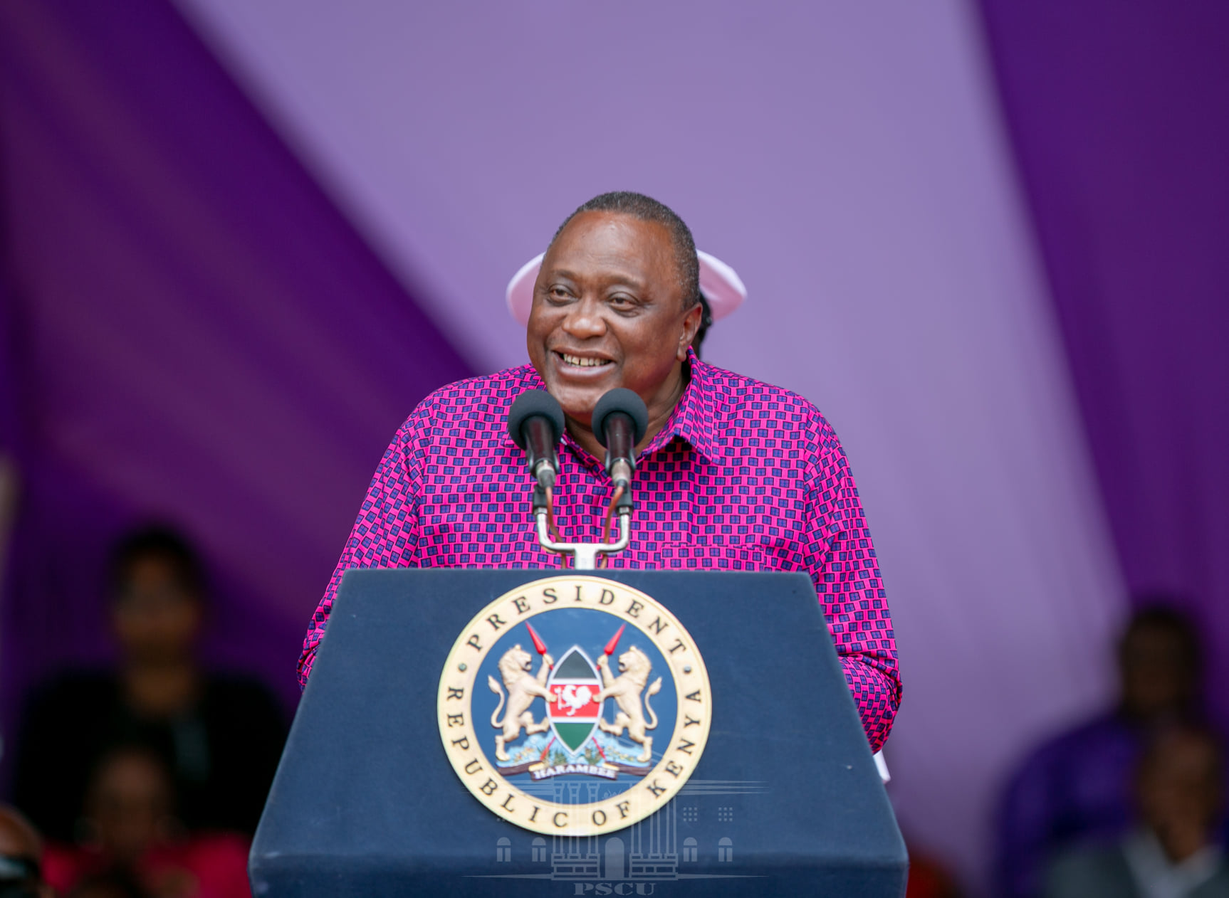 Uhuru Kenyatta. PHOTO/PSCU