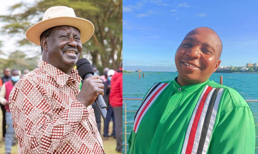 Raila Oding and David Ole Sankok. PHOTO/COURTESY