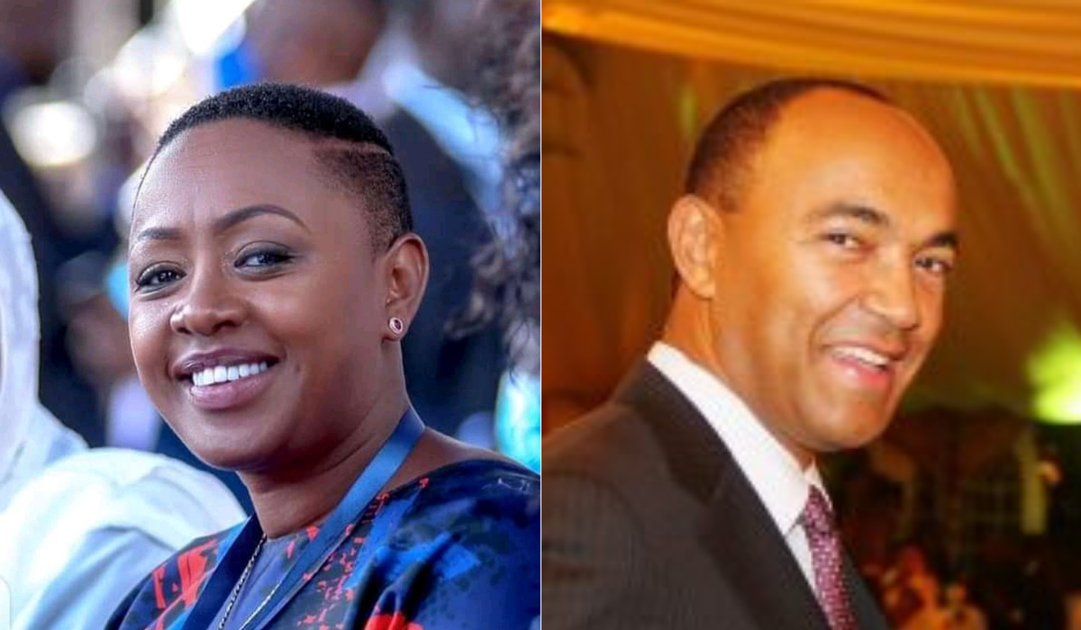 Sabina Chege and Peter Kenneth. 