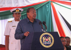 Uhuru Kenyatta. PHOTO/PSCU