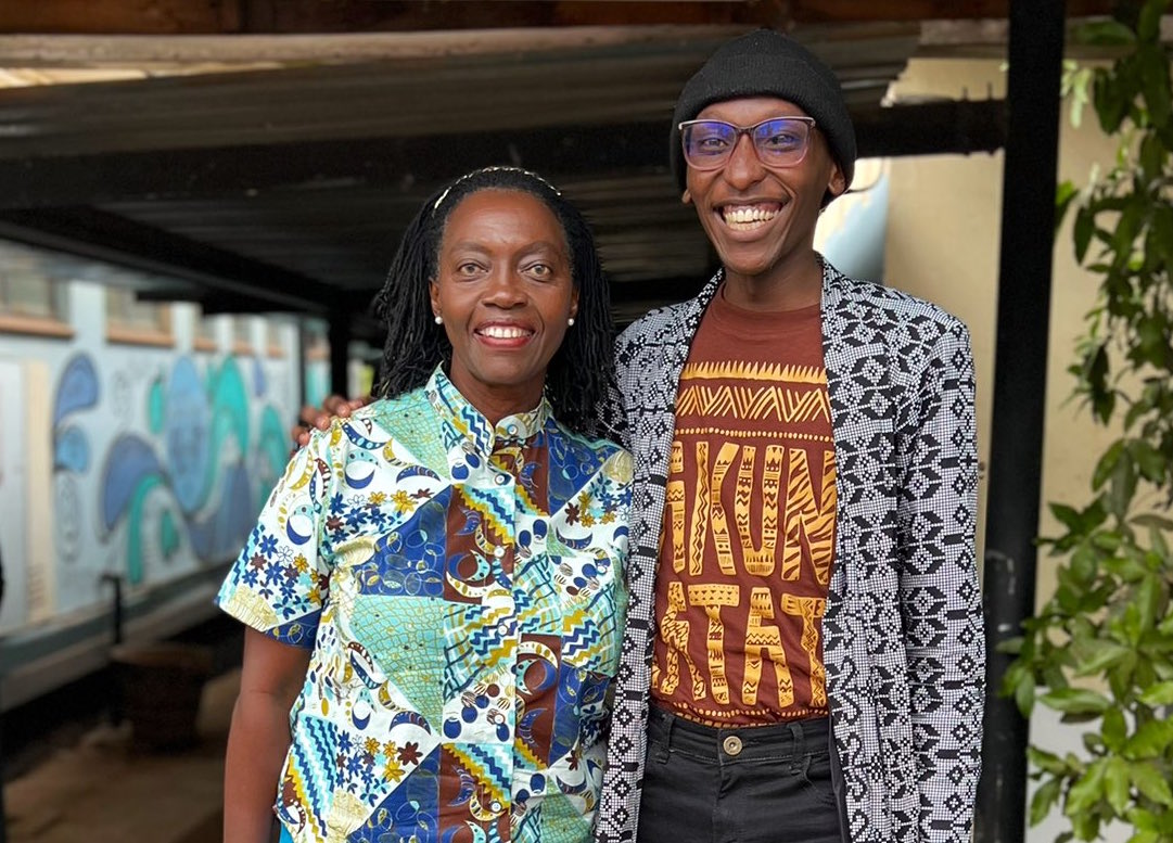 Martha Karua and Joe Ben Nyokabi. PHOTO/TWITTER