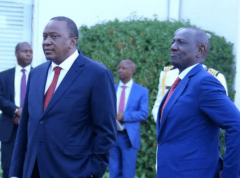 Uhuru Kenyatta and William Ruto.