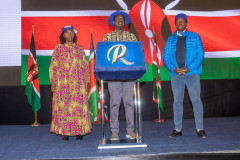 Martha Karua, Raila Odinga and Kalonzo Musyoka. PHOTO/TWITTER