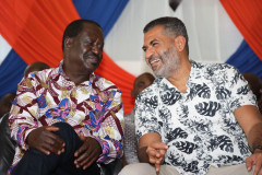 Raila Odinga and Abdulswamad Nassir. 
