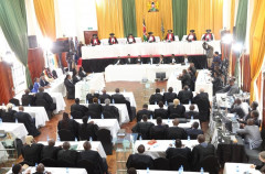 Supreme Court Judges and legal teams. PHOTO/JUDICIARY