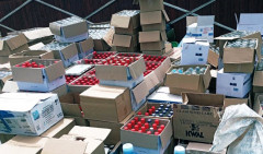 Counterfeit alcohol. PHOTO/DCI