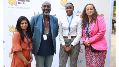 Sheena Raikundalia, Nyasha Mutsekwa, Yobdar Bakri and Irene Odongo