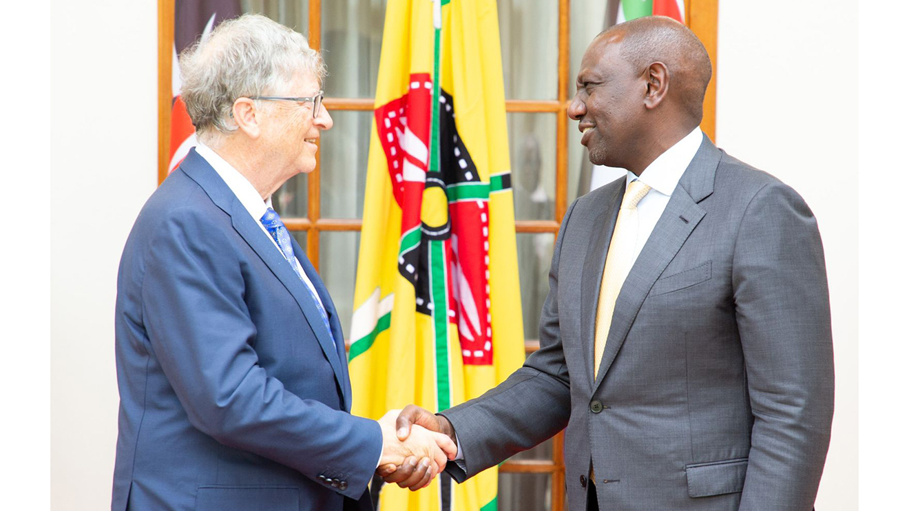 Bill Gates and William Ruto. 