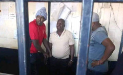 David Mutai in custody. PHOTO/TWITTER