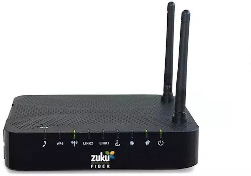 Zuku router. PHOTO/COURTESY