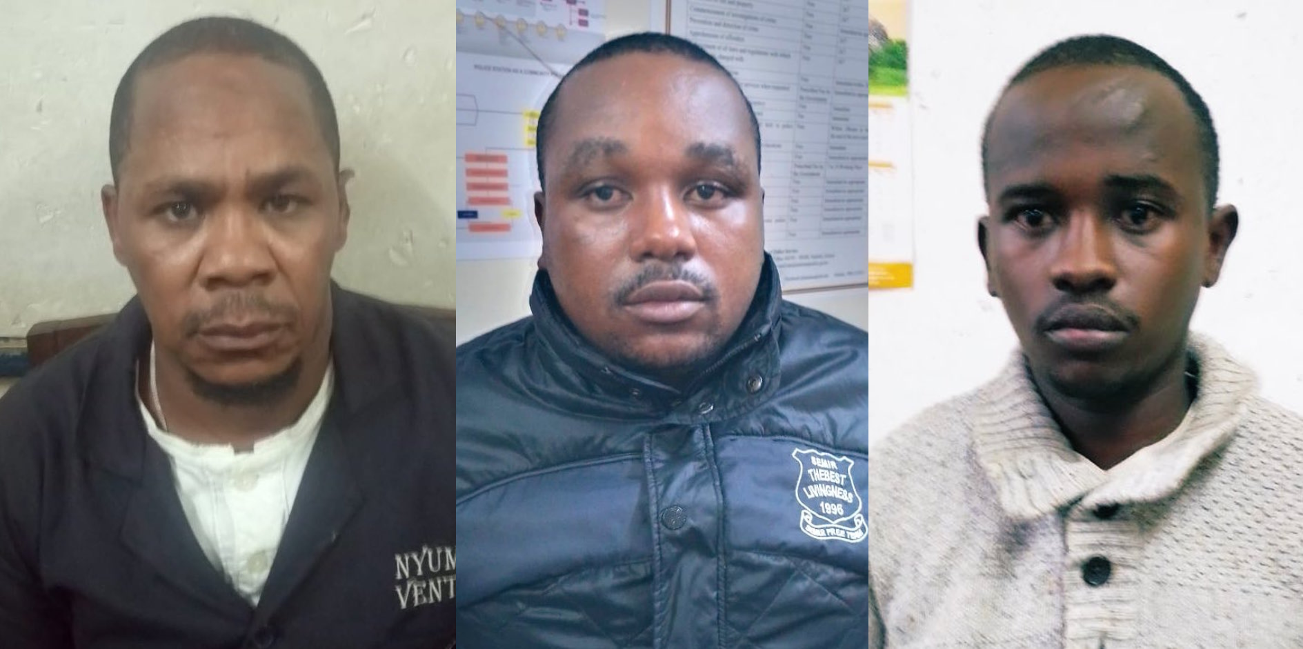Three suspects arrested in Kasarani. PHOTO/DCI