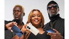 Oppo Reno8 T influencers Willy Paul, Nadia Mukami and Nameless. 