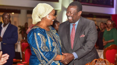 Tessie and Musalia Mudavadi. 
