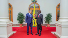 Russian Foreign Minister Sergei Lavrov and William Ruto. PHOTO/STATE HOUSE