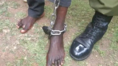 One of the detainees at John Pesa's church. PHOTO/COURTESY