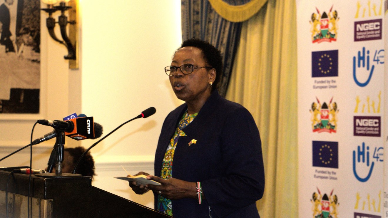 The National Gender and Equality Commission (NGEC) chairperson Joyce Mutinda. PHOTO/COURTESY