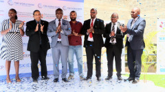 Industry Principal Secretary Juma Mukhwana and other officials during the event. PHOTO/COURTESY