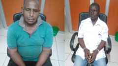 Two suspects EACC arrested in connection with bribery. PHOTO/COURTESY