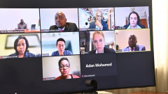 Virtual meeting between TikTok CEO and William Ruto. PHOTO/COURTESY