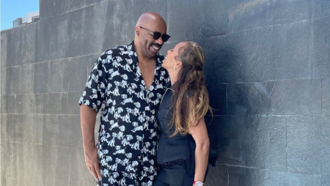 Steve Harvey and his wife Marjorie Harvey. PHOTO/COURTESY
