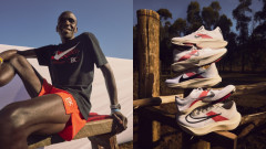 Eliud Kipchoge and EK Umoja footware. PHOTO/COURTESY