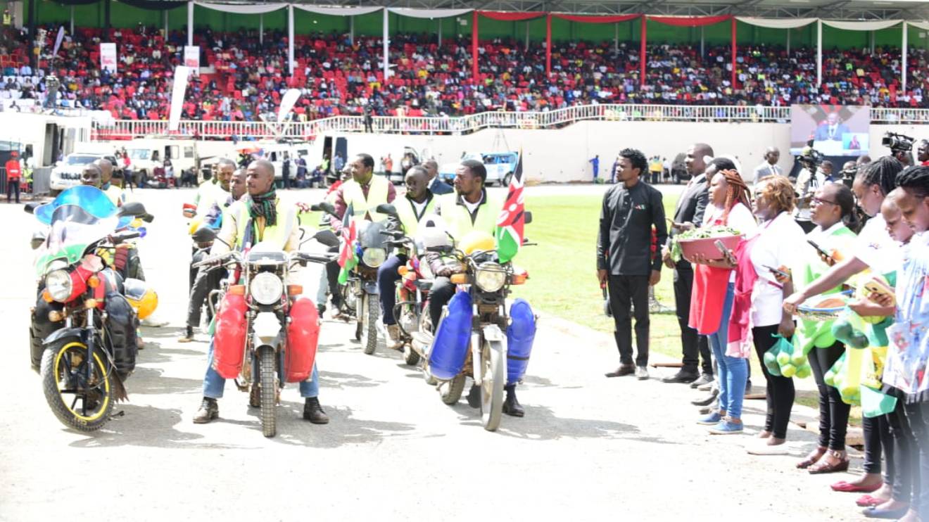 Boda Boda riders and Mama Mbogas during an event. PHOTO/COURTESY