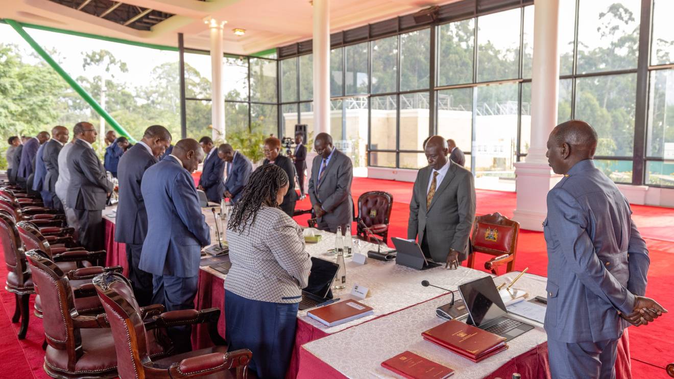 President William Ruto and his Cabinet. PHOTO/COURTESY