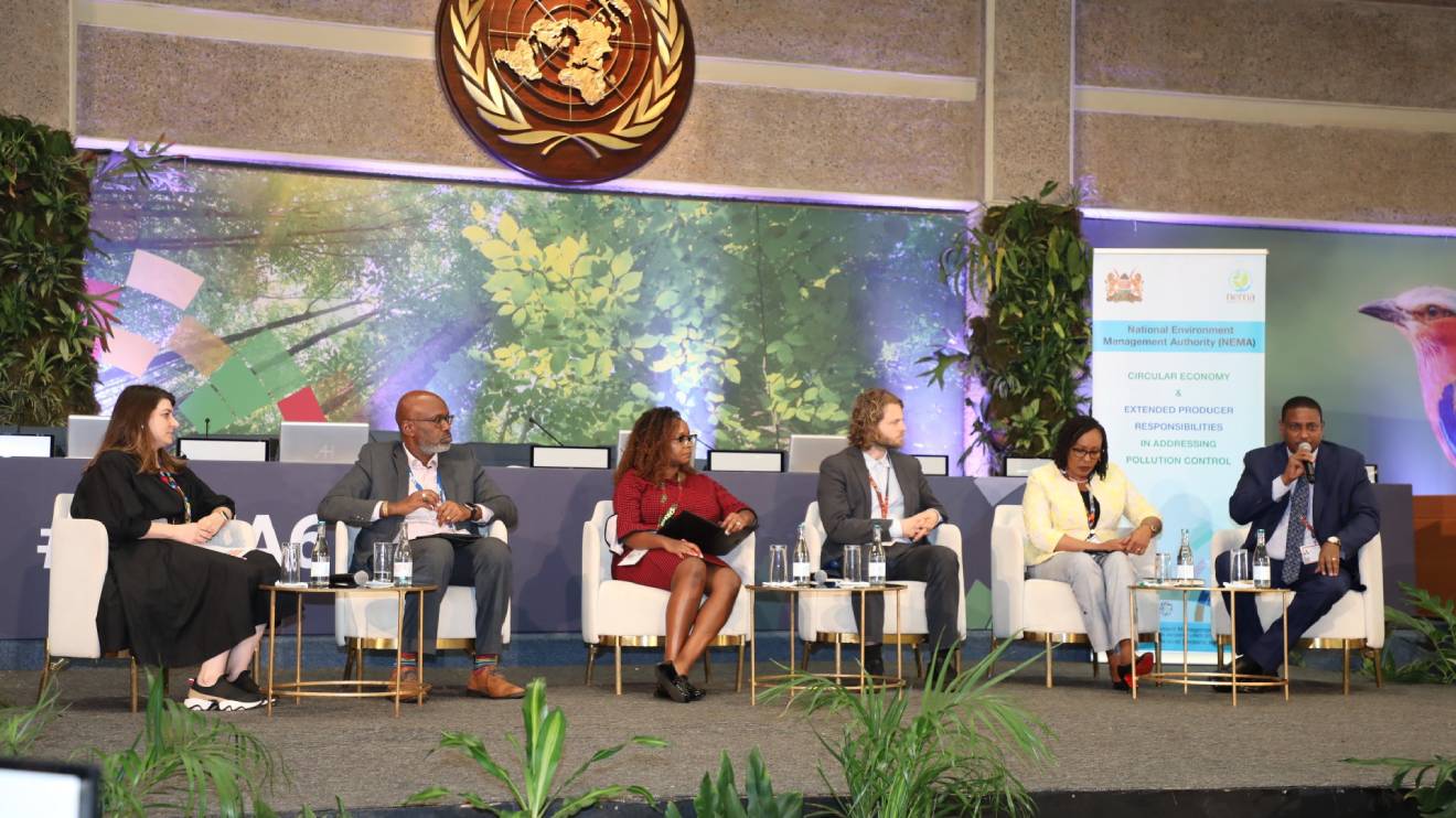 Panelists at the Circular Economy and Extended Producer Responsibilities (EPR) in addressing pollution control. PHOTO/COURTESY
